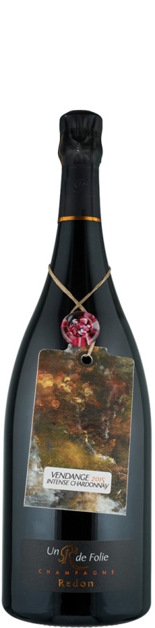 Champagne extra brut Un R de Folie - MAGNUM 2015  - Redon