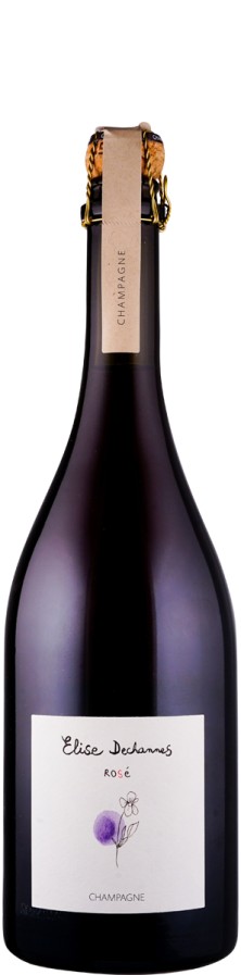 Champagne Rosé de Saignée brut nature 2020 Biowein - FR-BIO-01 - Dechannes, Elise