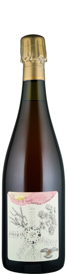 Champagne Millésime Rosé brut nature Lieu Dit La Masure 2020 Biowein - FR-BIO-01 - Perseval, Thomas