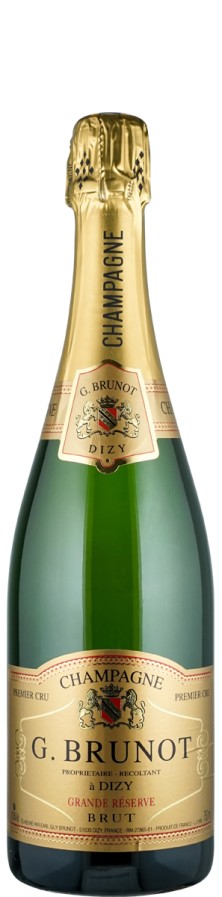Champagne Premiere Cru brut Grande Réserve  - 4. Platz im SZ-Magazin-Champagner-Test   - Brunot, Guy