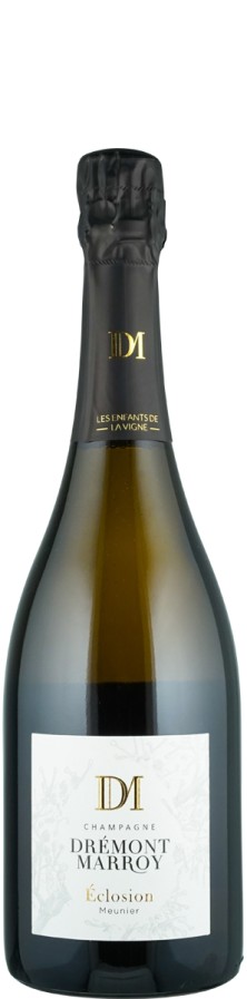 Champagne Millésime extra brut Éclosion Meunier