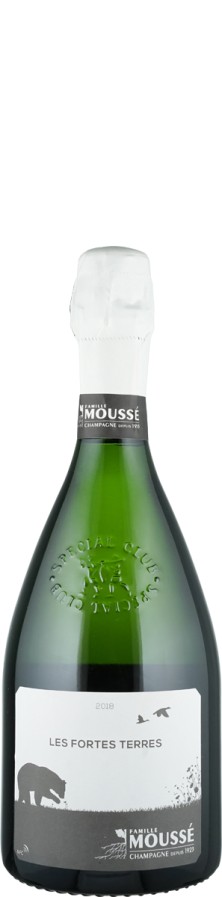 Champagne Blanc de Noirs extra brut Les Fortes Terres 2019 - Moussé Fils Champagne Blanc de Noirs extra brut Les Fortes Terres 2019 - Moussé Fils