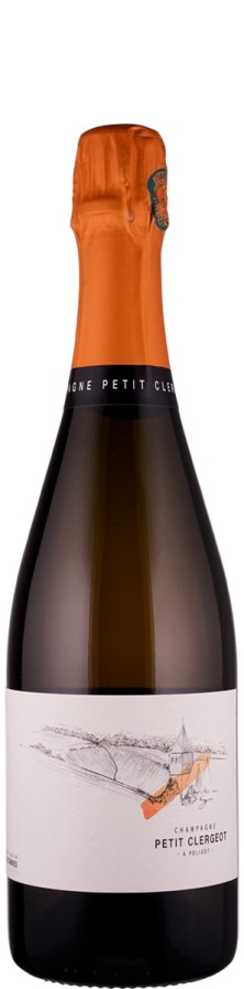 Champagne Blanc de Noirs brut nature Les Commes   - Petit Clergeot