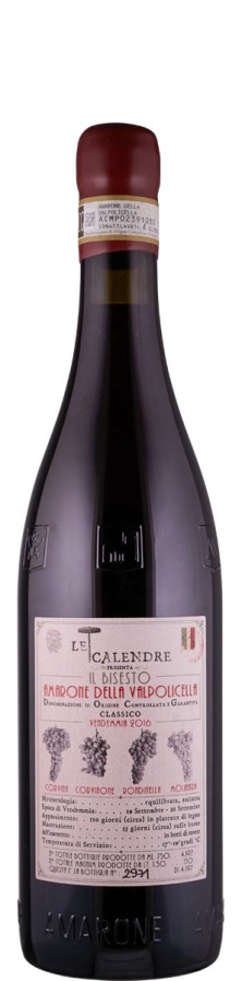 Amarone della Valpolicella Classico Bisesto 2016 - S.A. Le Calendre Amarone della Valpolicella Classico Bisesto 2016 - S.A. Le Calendre
