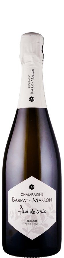Champagne Blanc de Blancs brut nature Fleur de Craie  Biowein - FR-BIO-01 - Barrat-Masson