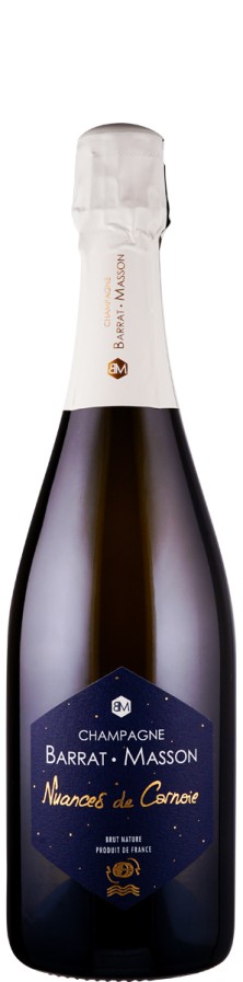 Champagne Blanc de Noirs brut nature Nuances de Cornoie 2018 Biowein - FR-BIO-01 - Barrat-Masson