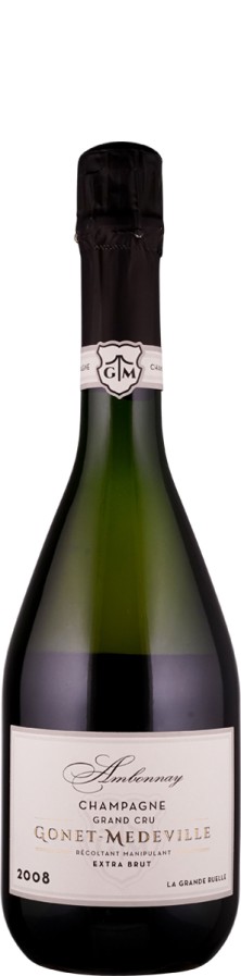 Champagne Grand Cru Millesime Blanc de Noirs extra brut - La Grande Ruelle, Ambonnay 2008  - Gonet-Médeville