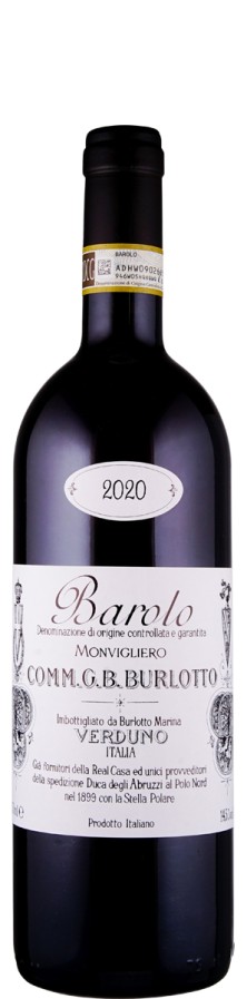 Barolo Vigneto Monvigliero 2020  - Burlotto, Commendatore G. B.