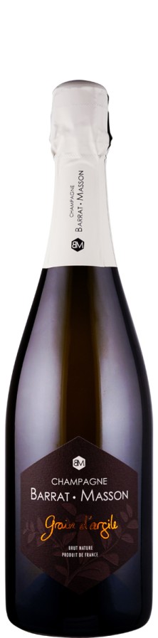 Champagne brut nature Grain d'Argile Biowein - FR-BIO-01 - Barrat-Masson