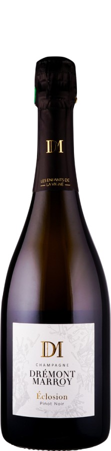 Champagne Millésime Blanc de Noirs extra brut Éclosion Pinot Noir 2019 - Drémont-Marroy Champagne Millésime Blanc de Noirs extra brut Éclosion Pinot Noir 2019 - Drémont-Marroy