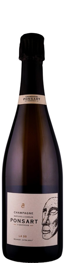 Champagne Blanc de Noirs extra brut LA DS 2019 - Ponsart, Baptiste und Charles Champagne Blanc de Noirs extra brut LA DS 2019 - Ponsart, Baptiste und Charles