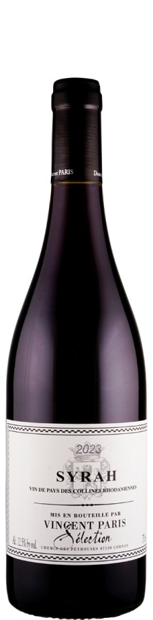 Syrah 2023 - Paris, Vincent Syrah 2023 - Paris, Vincent
