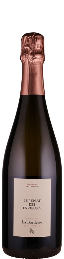 Champagne Blanc de Noirs brut nature Le Replat des Envieuses 2022 - La Borderie Champagne Blanc de Noirs brut nature Le Replat des Envieuses 2022 - La Borderie