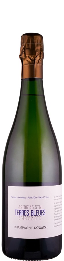 Champagne extra brut Les Terres Bleues 2021  - Domaine Nowack