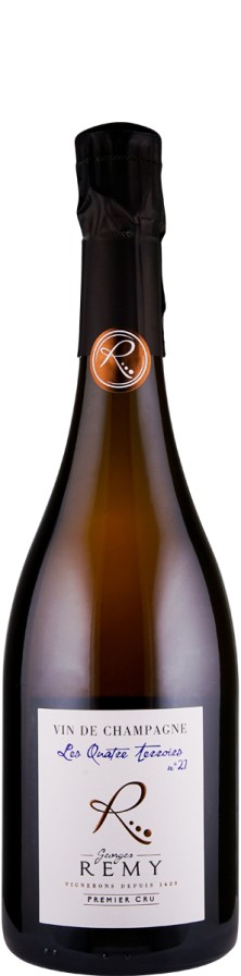 Champagne Premier Cru brut nature Les Quatre Terroirs No. 21 Biowein - FR-BIO-01 - Remy, Georges Champagne Premier Cru brut nature Les Quatre Terroirs No. 21 Biowein - FR-BIO-01 - Remy, Georges