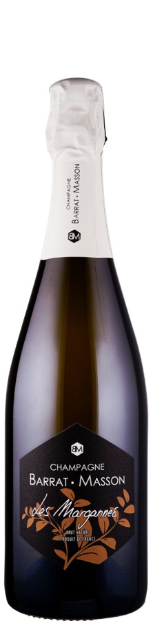 Champagne Blanc de Blancs brut nature Les Margannes 2020 Biowein - FR-BIO-01 - Barrat-Masson