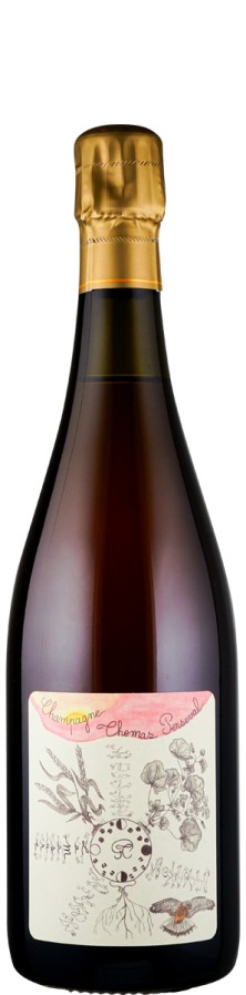 Champagne Millésime Rosé brut nature Lieu Dit La Masure 2022 Biowein - FR-BIO-01 - Perseval, Thomas