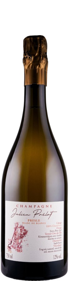 Champagne Blanc de Blancs extra brut Presle 2023  - Prélat, Julien