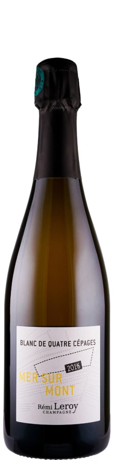 Champagne brut nature Blanc de Quatre Cépages, Mer sur Mont 2016  - Leroy, Rémi