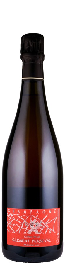 Champagne Premier Cru extra brut Rosé  Biowein - FR-BIO-01 - Perseval, Clément